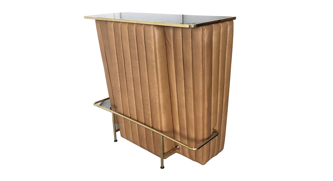 Leather Bar Cabinet Leather Bar Cabinet