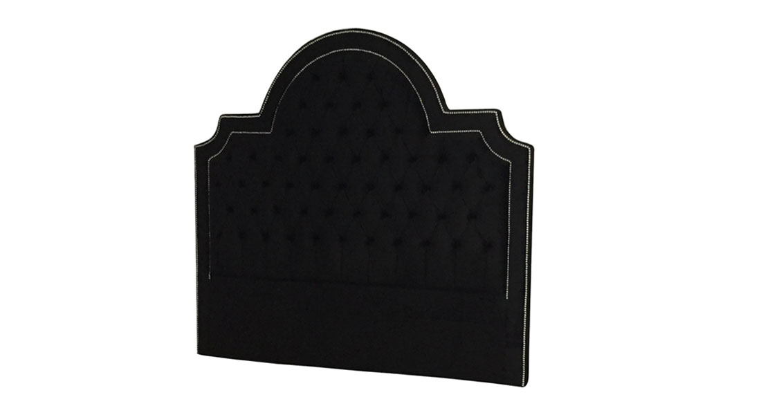Modern Curved Tufted Headboard Modern Curved Tufted Headboard
