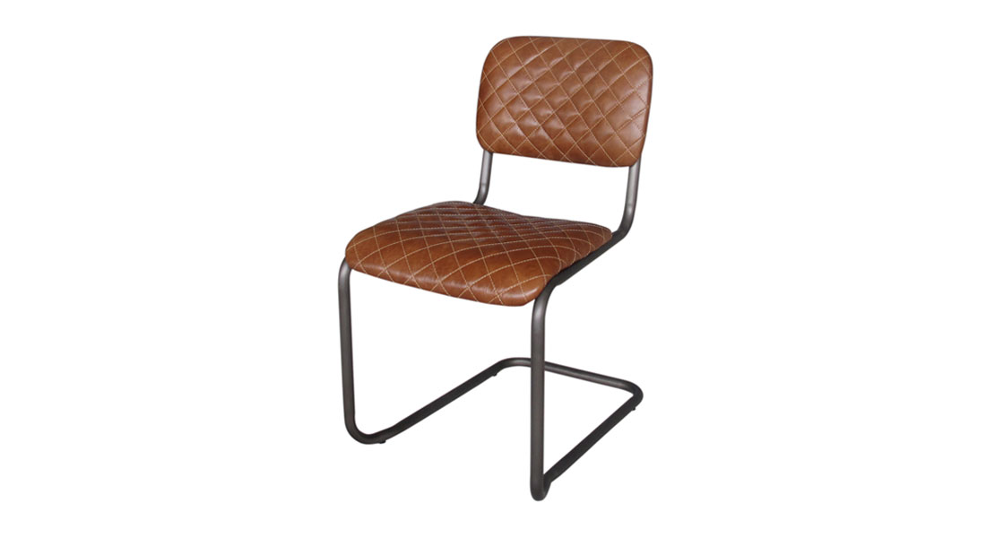 Leather Metal Dining Chair Leather Metal Dining Chair