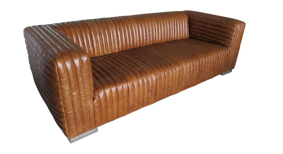 Vintage Style Leather Sofa Vintage Style Leather Sofa
