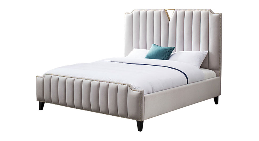 King Size Velvet Tufted Bed King Size Velvet Tufted Bed